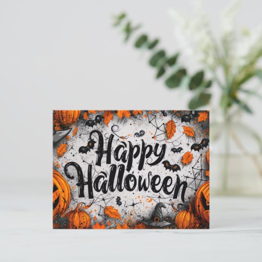 Halloween Briefkaart (Staand voorkant)