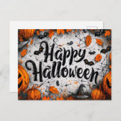 Halloween Briefkaart (Voorkant / Achterkant)