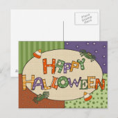 Halloween Briefkaart (Voorkant / Achterkant)