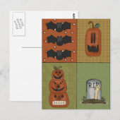 Halloween Briefkaart (Voorkant / Achterkant)