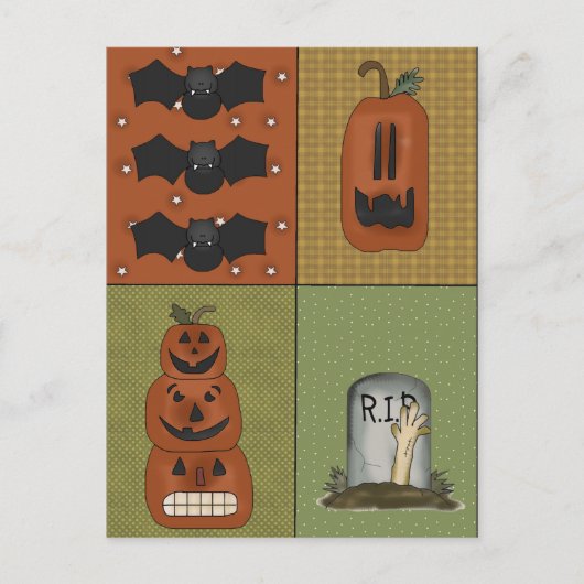 Halloween Briefkaart (Voorkant)