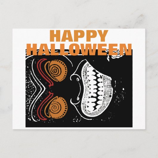 Halloween Briefkaart (Voorkant)