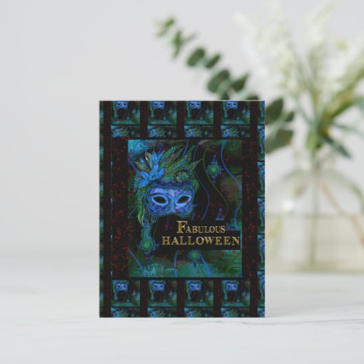 Halloween Briefkaart (Staand voorkant)