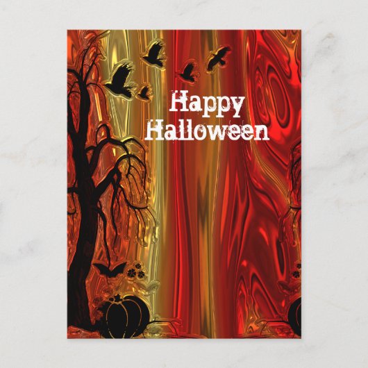 Halloween Briefkaart (Voorkant)
