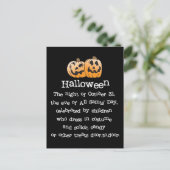Halloween Briefkaart (Staand voorkant)