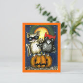 Halloween briefkaart (Staand voorkant)