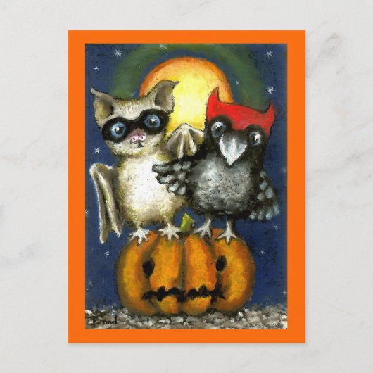 Halloween briefkaart (Voorkant)