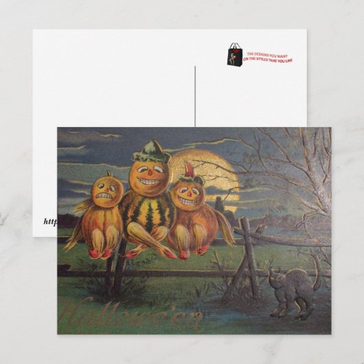  Halloween - Briefkaart (Voorkant / Achterkant)