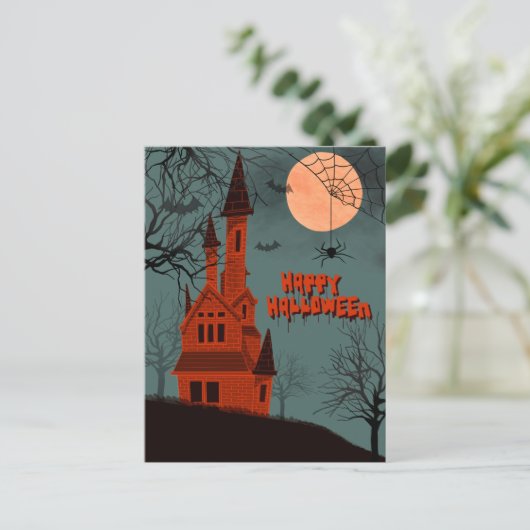 Halloween Briefkaart (Staand voorkant)