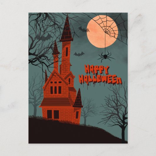 Halloween Briefkaart (Voorkant)