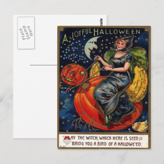 Halloween  Briefkaart (Voorkant / Achterkant)