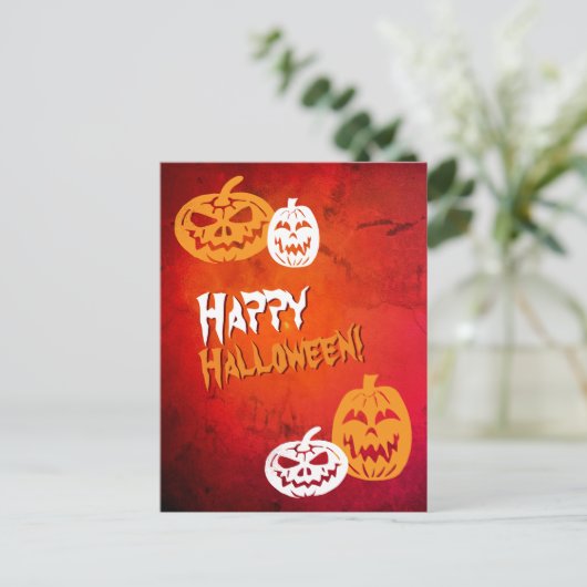 Halloween briefkaart (Staand voorkant)