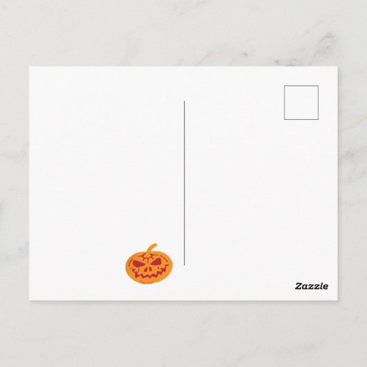 Halloween briefkaart (Achterkant)