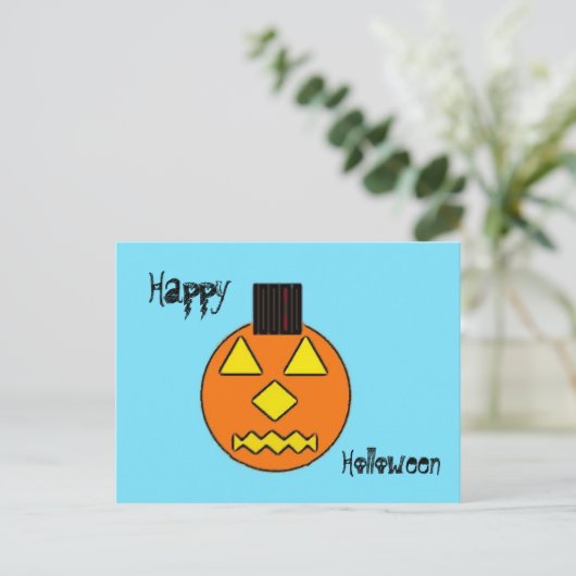 Halloween Briefkaart (Staand voorkant)