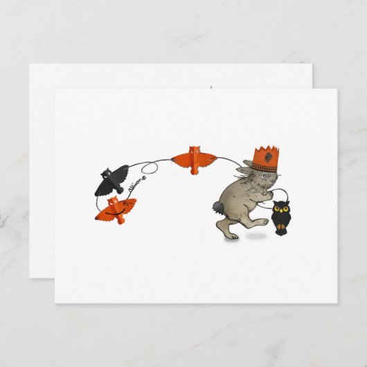 Halloween Briefkaart (Voorkant / Achterkant)