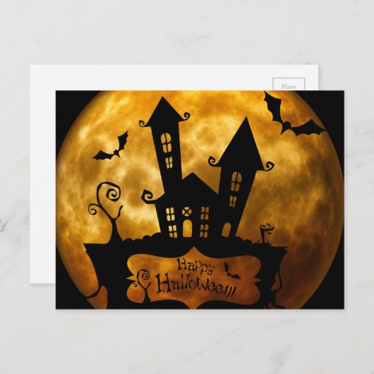 Halloween Briefkaart (Voorkant / Achterkant)