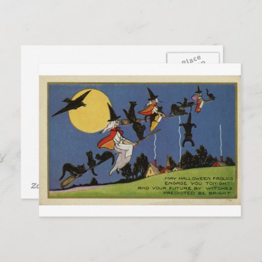 Halloween Briefkaart (Voorkant / Achterkant)