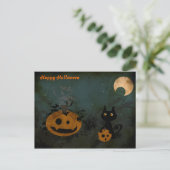 Halloween Briefkaart (Staand voorkant)