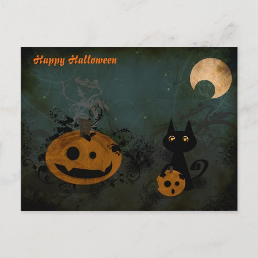 Halloween Briefkaart (Voorkant)