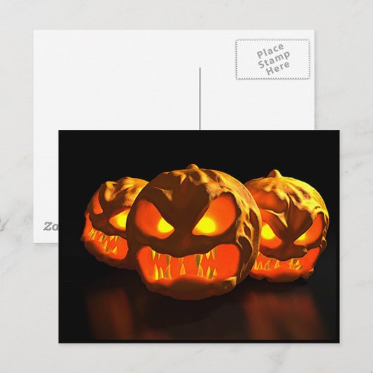 Halloween Briefkaart (Voorkant / Achterkant)