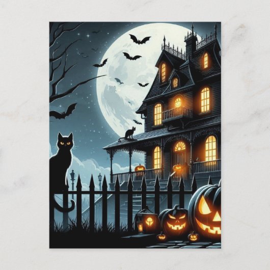 Halloween Briefkaart (Voorkant)