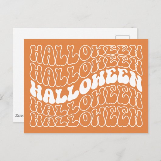 Halloween Briefkaart (Voorkant / Achterkant)