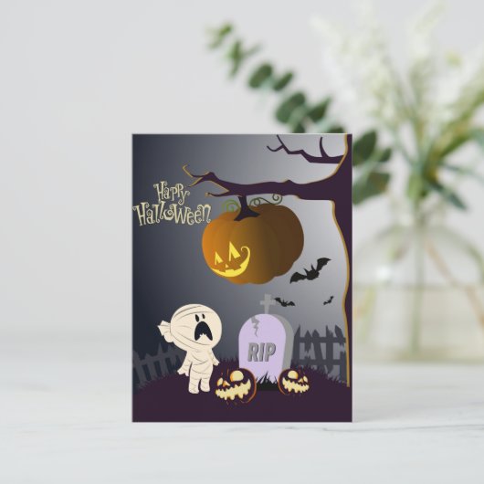 Halloween Briefkaart (Staand voorkant)