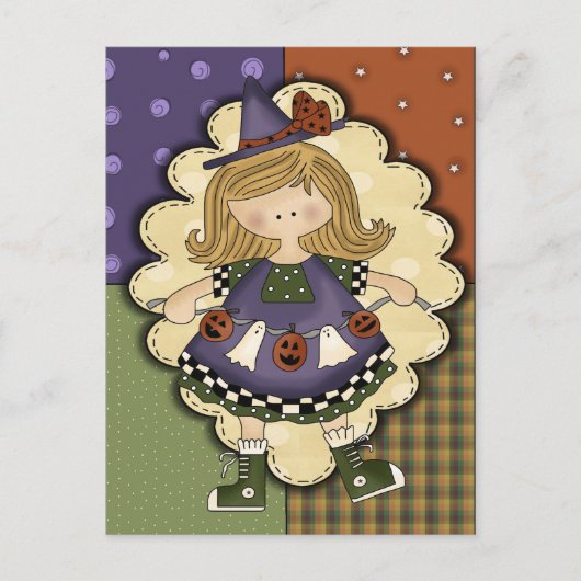 Halloween Briefkaart (Voorkant)