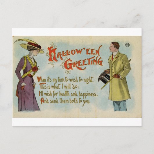 Halloween Briefkaart (Voorkant)