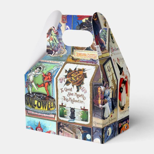 Halloween Briefkaart Bedankdoosjes (Voorkant Zijde)