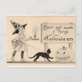  Halloween-Briefkaart: betoverende nacht van Wi Briefkaart