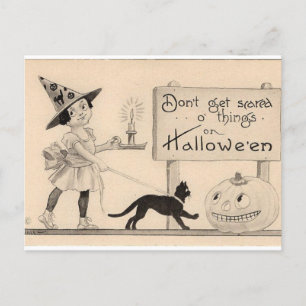  Halloween-Briefkaart: betoverende nacht van Wi Briefkaart