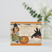  Halloween-Briefkaart: betoverende nacht van Wi Briefkaart (Staand voorkant)