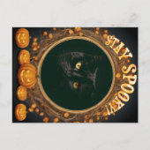 Halloween briefkaart. Blijf spooky! Briefkaart (Voorkant)