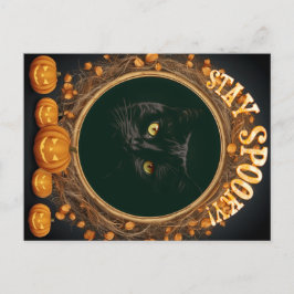 Halloween briefkaart. Blijf spooky! Briefkaart