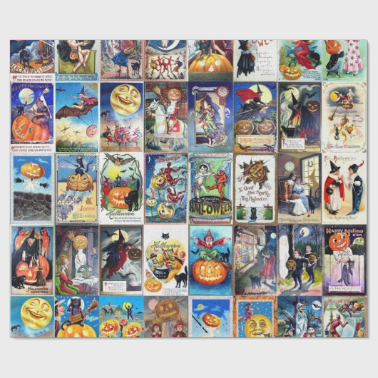 Halloween  Briefkaart Cadeaupapier (Vlak)