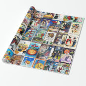 Halloween  Briefkaart Cadeaupapier (Uitgerold)