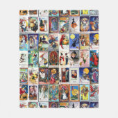 Halloween Briefkaart Fleece Deken (Voorkant)