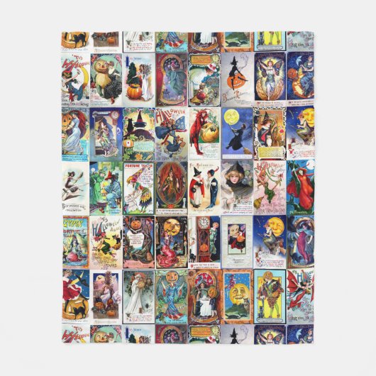 Halloween  Briefkaart Fleece Deken (Voorkant)