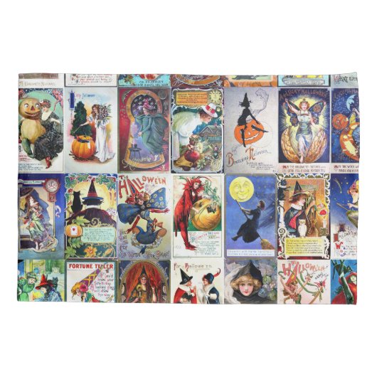 Halloween  Briefkaart Kussensloop (Achterkant-Links)