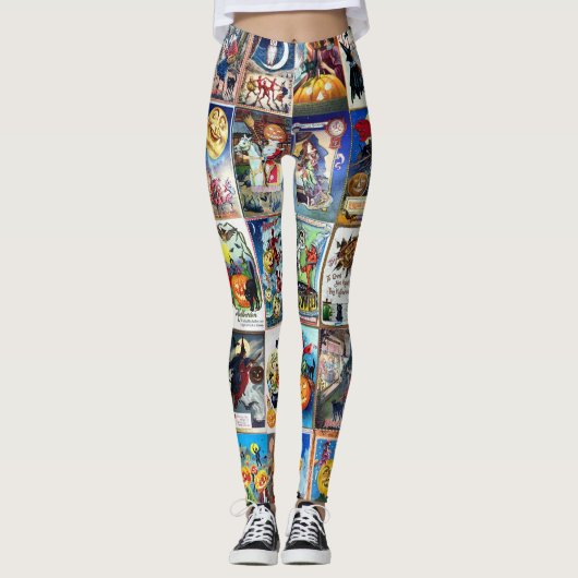 Halloween  Briefkaart Leggings (Voorkant)