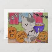 Halloween Briefkaart "Shortcut" (Voorkant / Achterkant)