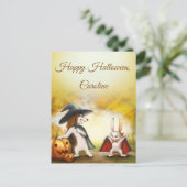 Halloween Briefkaart stijl (Staand voorkant)