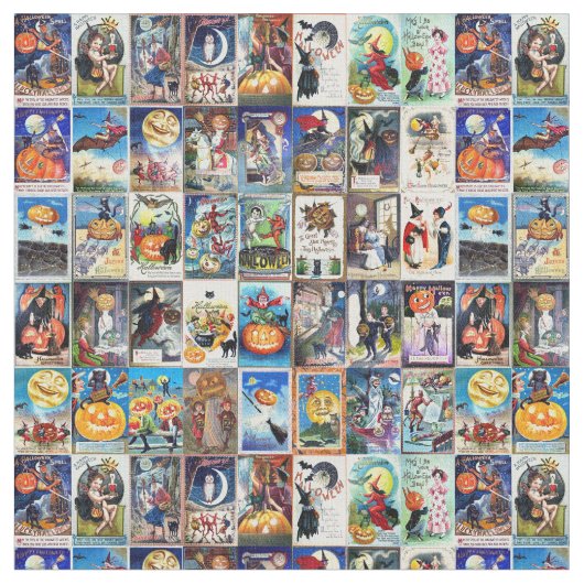 Halloween  Briefkaart Stof (Close Up)