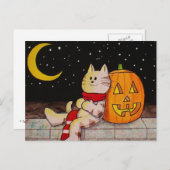 Halloween Briefkaart "Twinkle Twinkle" (Voorkant / Achterkant)