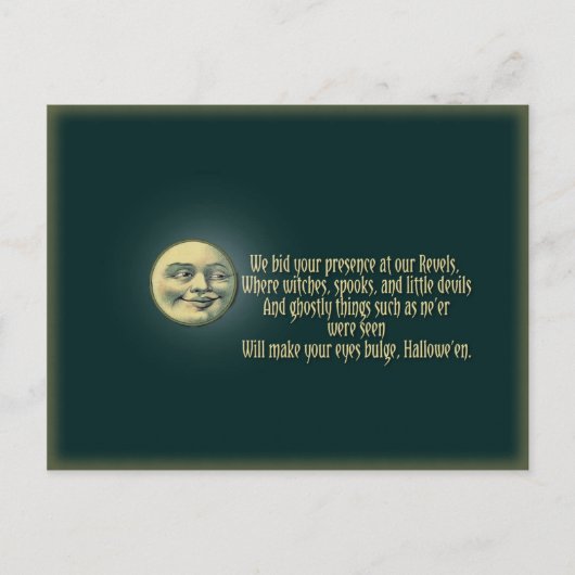 Halloween Briefkaart uitnodiging (Voorkant)