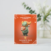 Halloween Briefkaart voor Taurus (Staand voorkant)