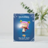 Halloween-Briefkaart voor virgo Briefkaart (Staand voorkant)