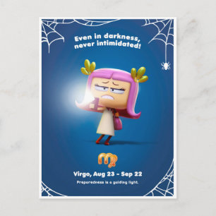 Halloween-Briefkaart voor virgo Briefkaart
