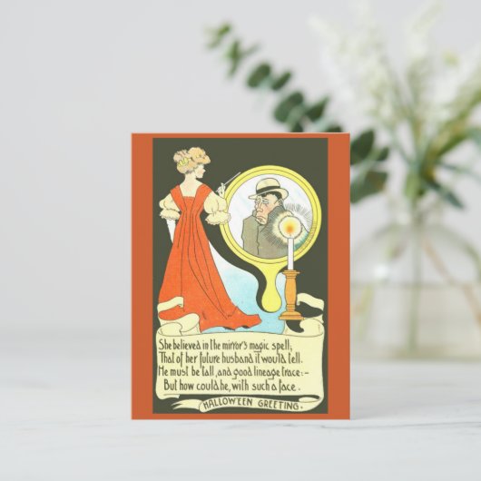 Halloween Briefkaart voor vrouwen  Humor (Staand voorkant)